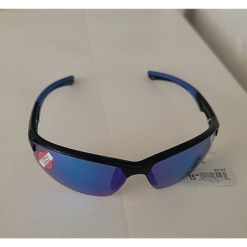 Piranha Mens Sport Wrap Flex Temple Sunglasses Semi Frameless Style # 62127